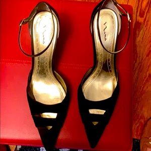 Formal black high heels